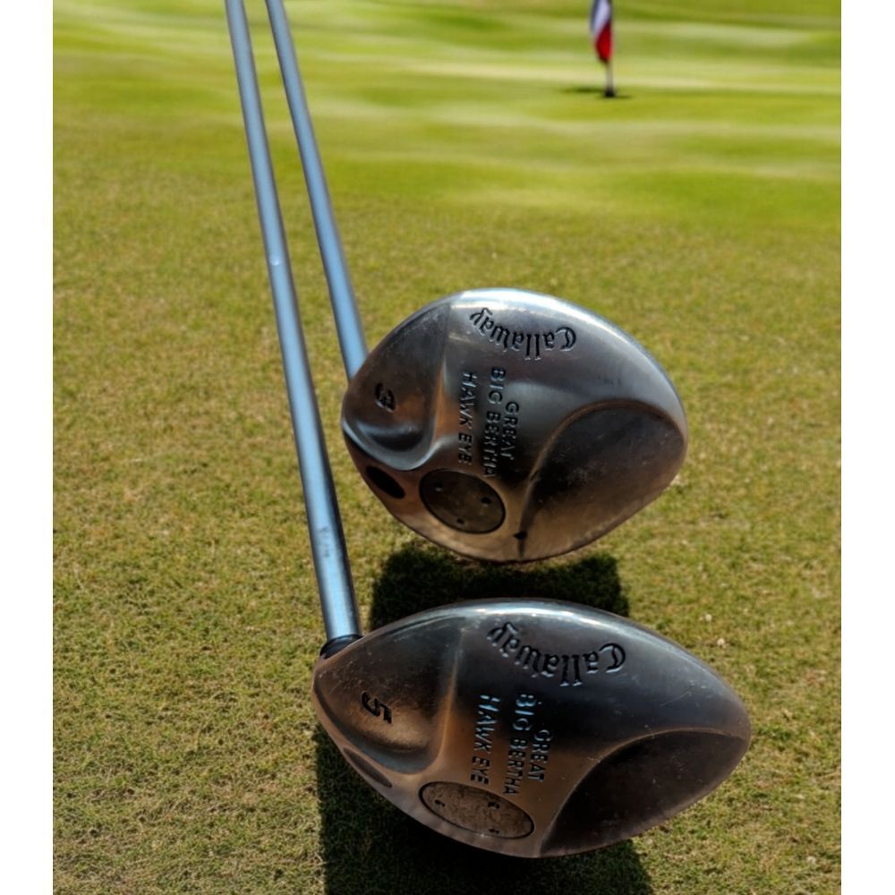 Callaway Ladies Great Big Bertha Hawkeye Woods Set (3W &‎ 5W) Graphite Gems UL